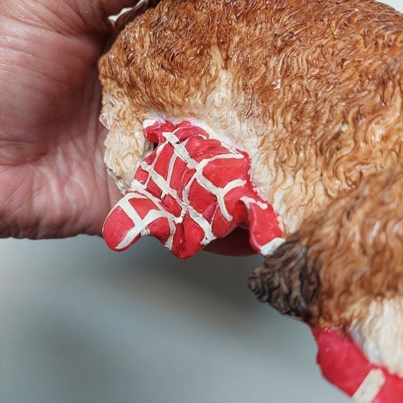 Vintage Hand-painted Sleeping Spaniel Leash/Key Holder - Picture 6 of 12